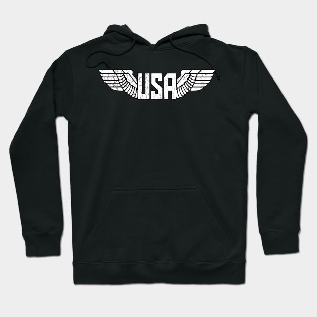 usa flag Hoodie by BaderAbuAlsoud